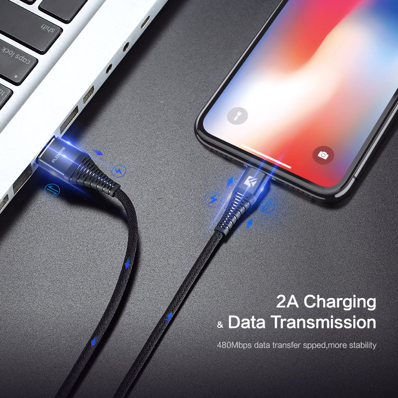 LED Light USB Data Charging Cable For All Smartphone - FLOVEME