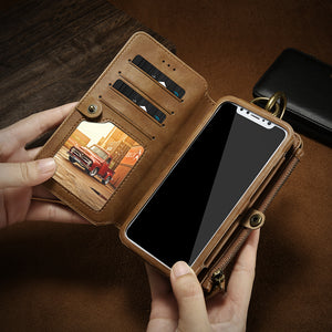Retro Leather Case For iPhone - FLOVEME