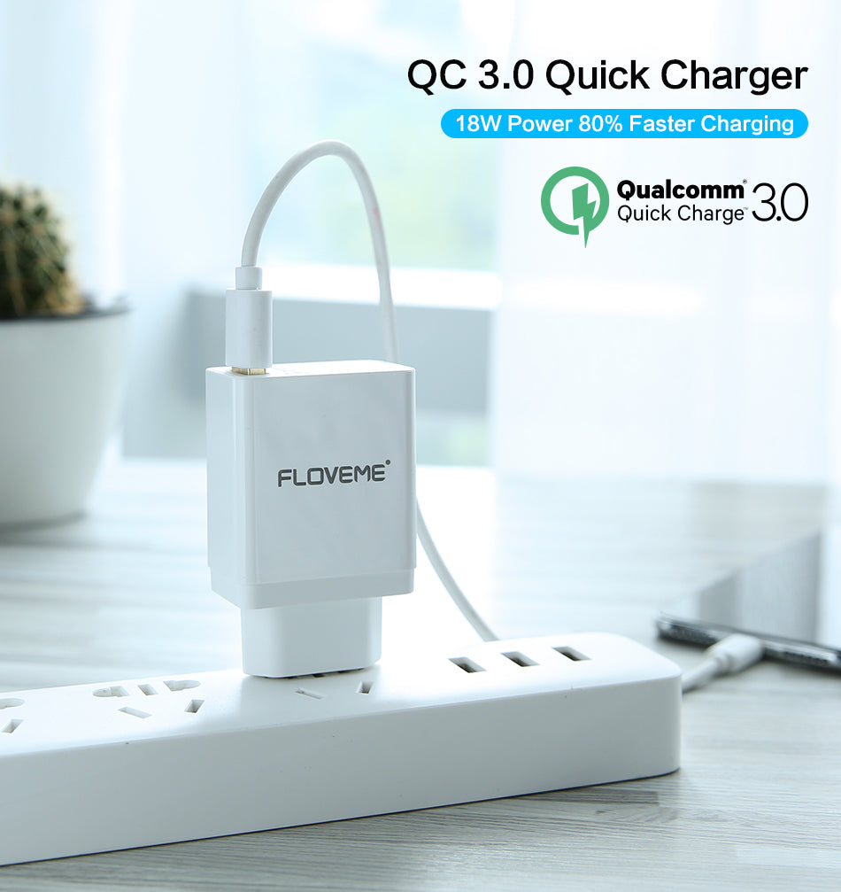 QC 3.0 USB Charger - FLOVEME