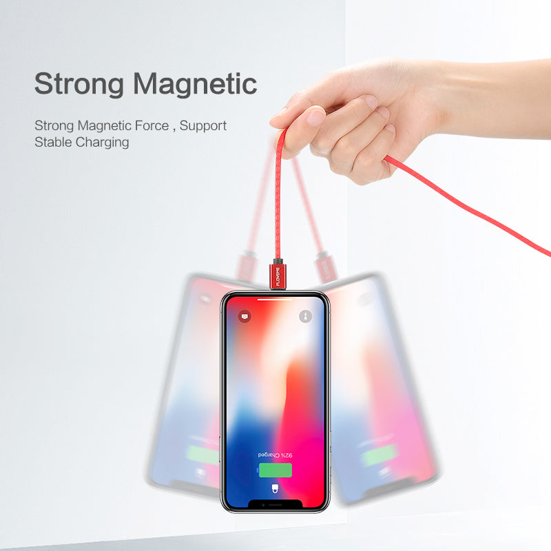 Magnetic USB Cable Fast Charger 3A Data Transfer - FLOVEME
