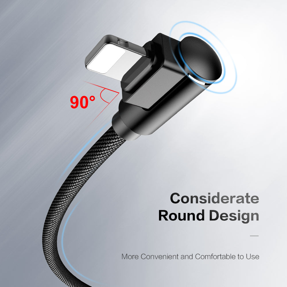 90 Degree Fast Charging Date Transfer Cable - FLOVEME