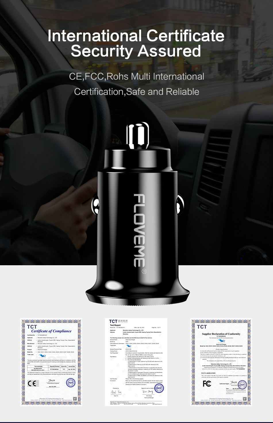 FLOVEME Mini USB Car Charger For iPhone X 8 7 6 Plus 3.1A Fast Car Charger For Xiaomi Redmi Note 7 Dual USB Car Charger Adapter - FLOVEME